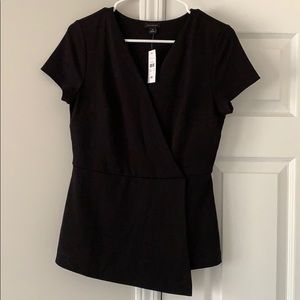NWT Ann Taylor Wrap Top